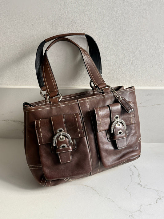 Coach Soho Leather Shoulder Bag