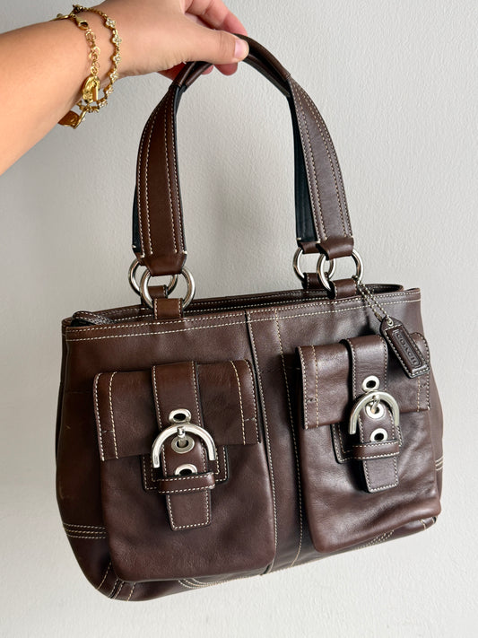 Coach Soho Leather Shoulder Bag