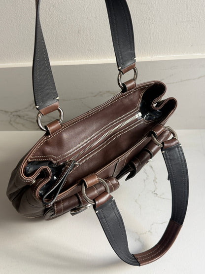 Super Rare Coach Soho Chocolate Leather Shoulder Bag
