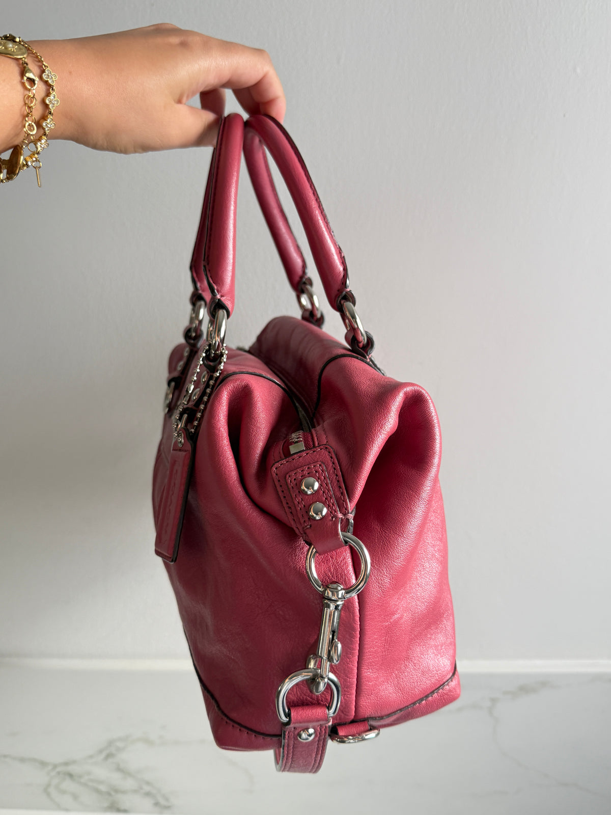 Super Rare Coach Ashley Leather Satchel