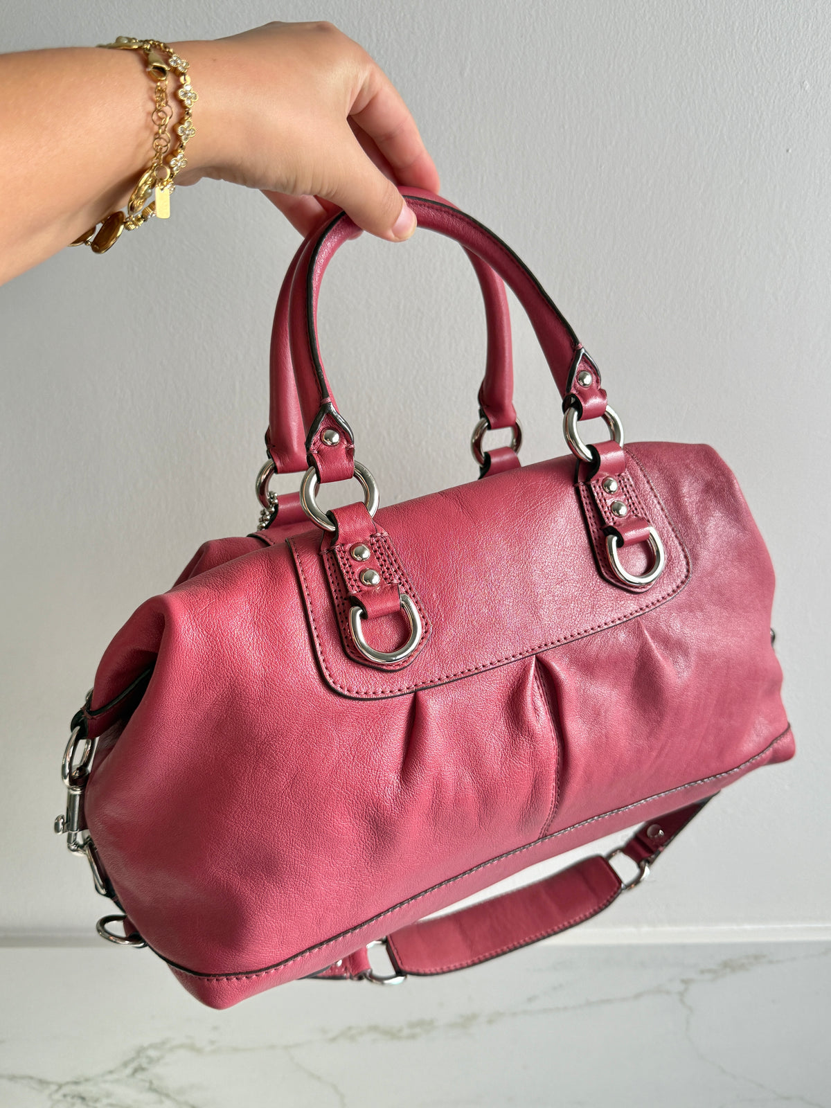 Super Rare Coach Ashley Leather Satchel
