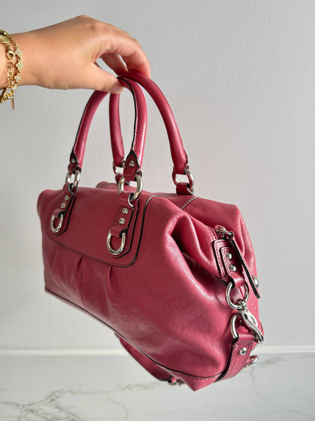 Super Rare Coach Ashley Leather Satchel
