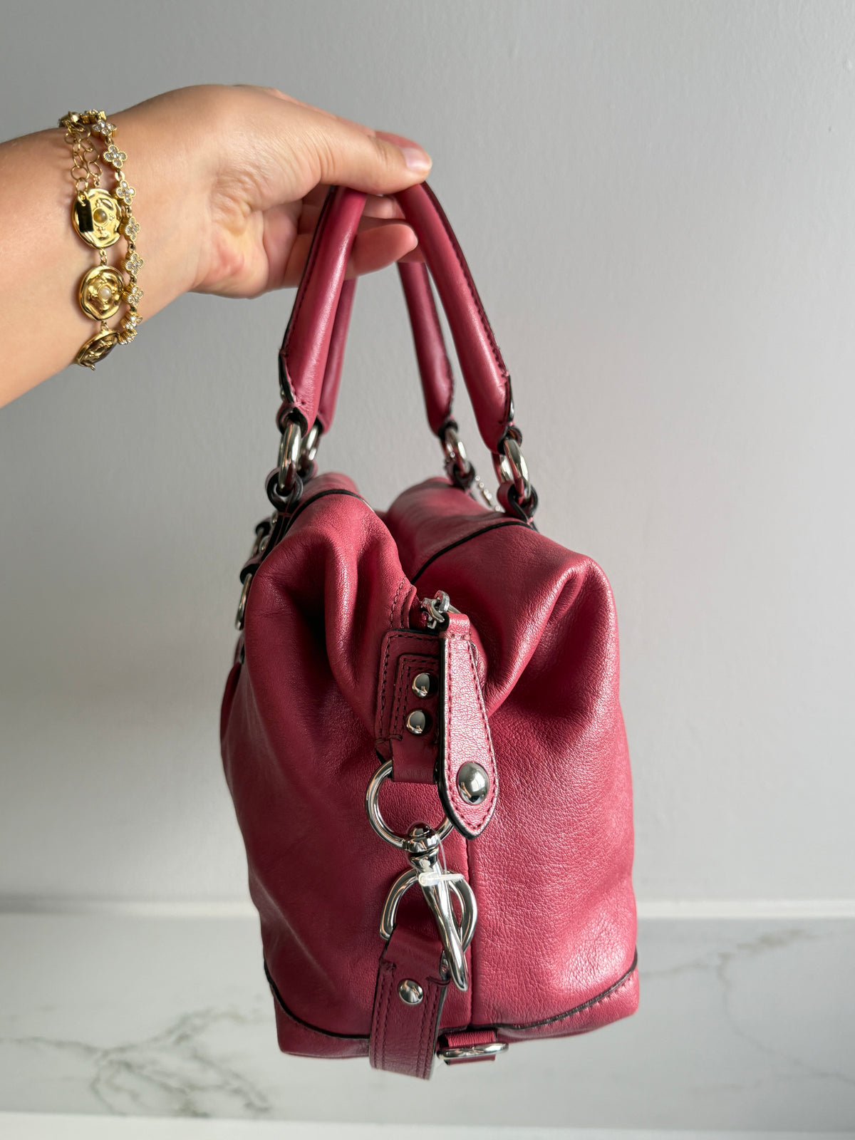 Super Rare Coach Ashley Leather Satchel