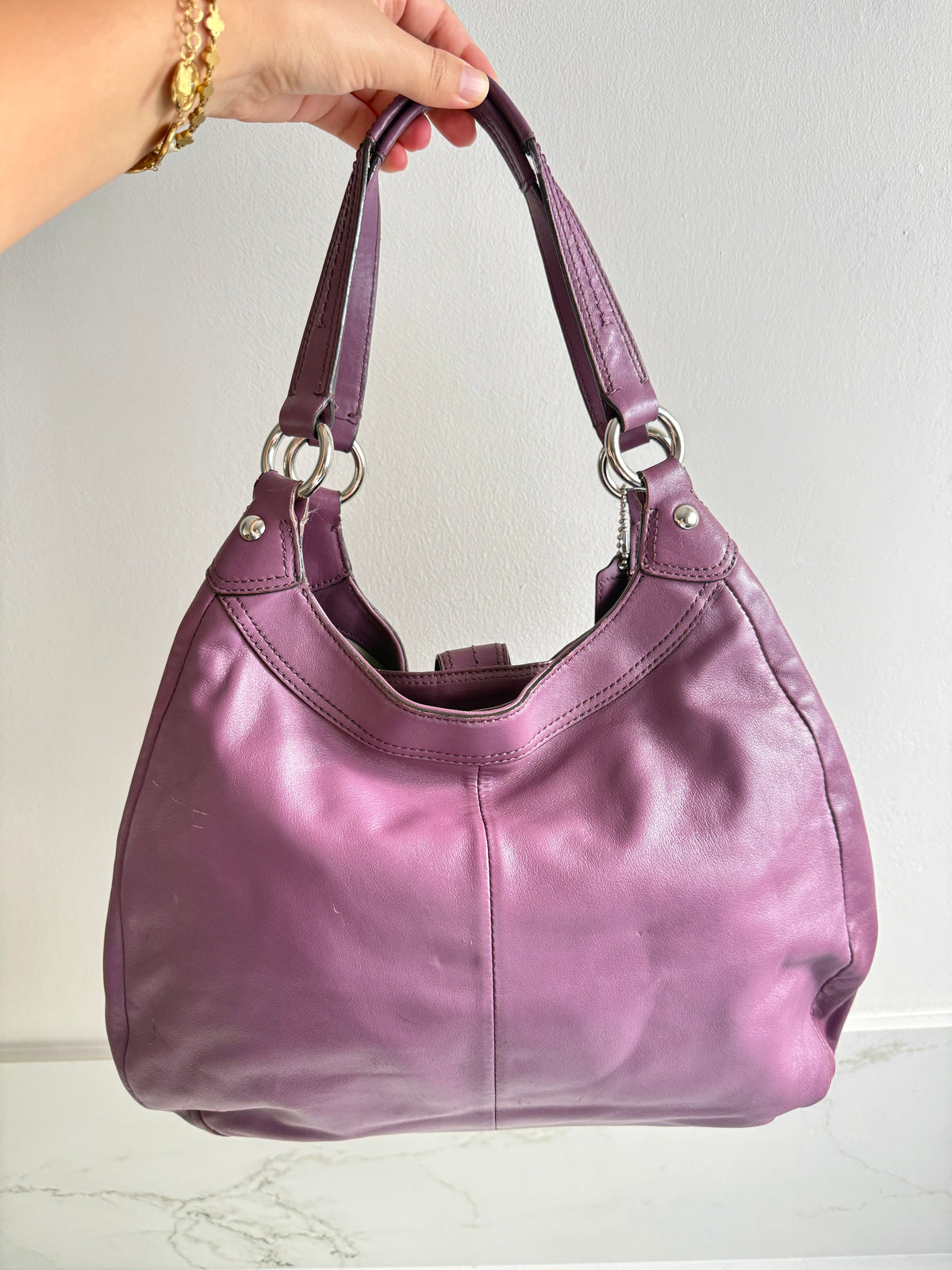 Super Rare Coach Lynn Soho Leather Shoulder Bag, Large