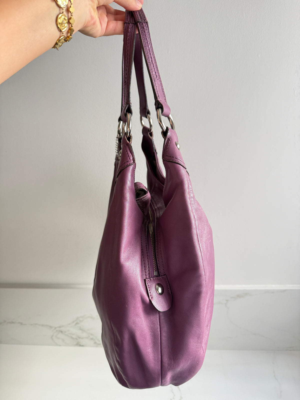 Super Rare Coach Lynn Soho Leather Shoulder Bag, Large