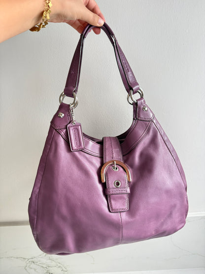 Super Rare Coach Lynn Soho Leather Shoulder Bag, Large
