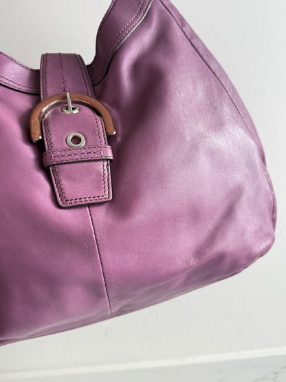 Super Rare Coach Lynn Soho Leather Shoulder Bag, Large