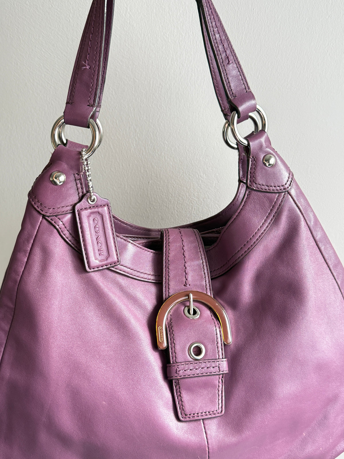 Super Rare Coach Lynn Soho Leather Shoulder Bag, Large