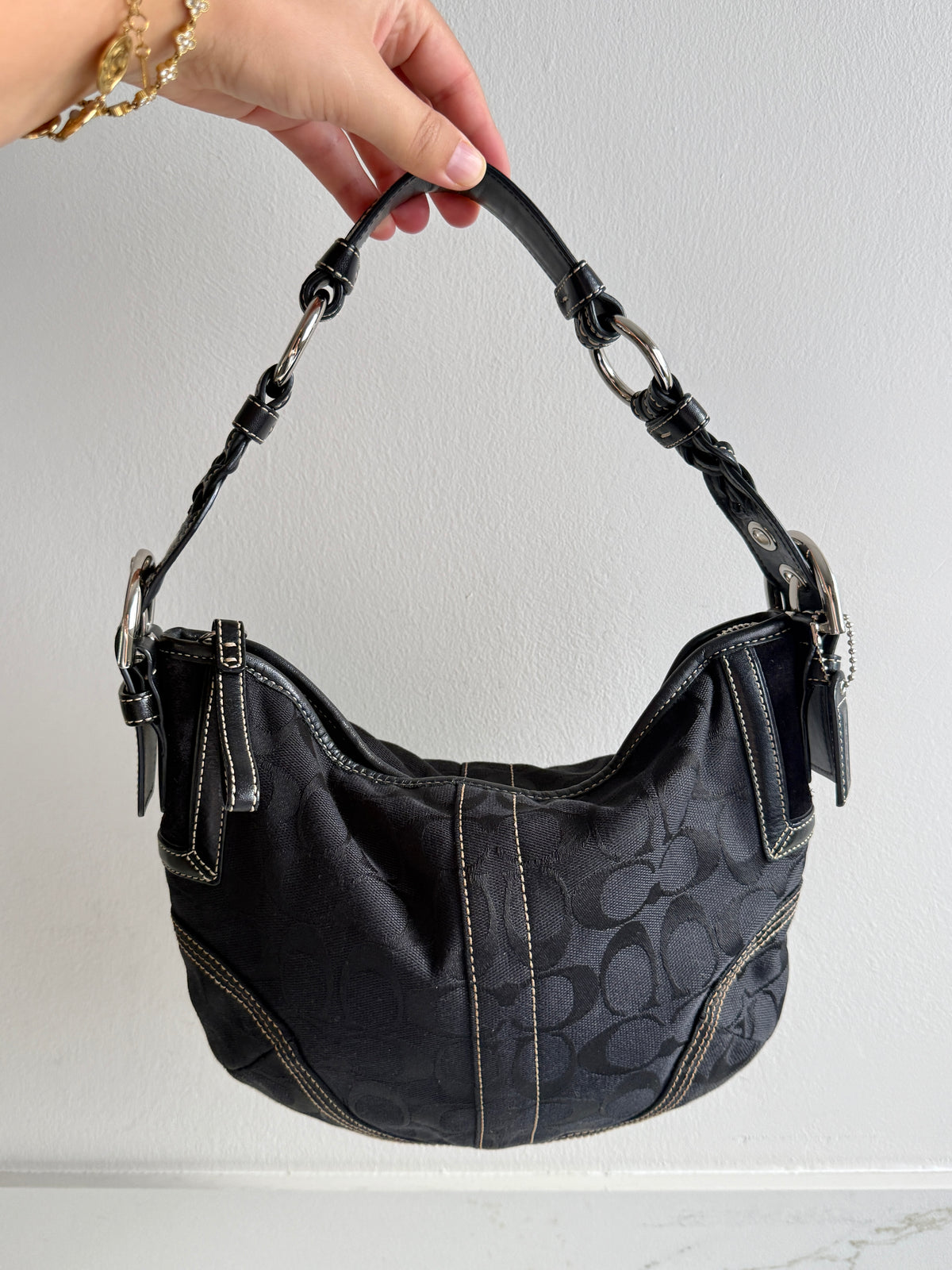 Coach Soho Signature Shoulder Bag, S-M