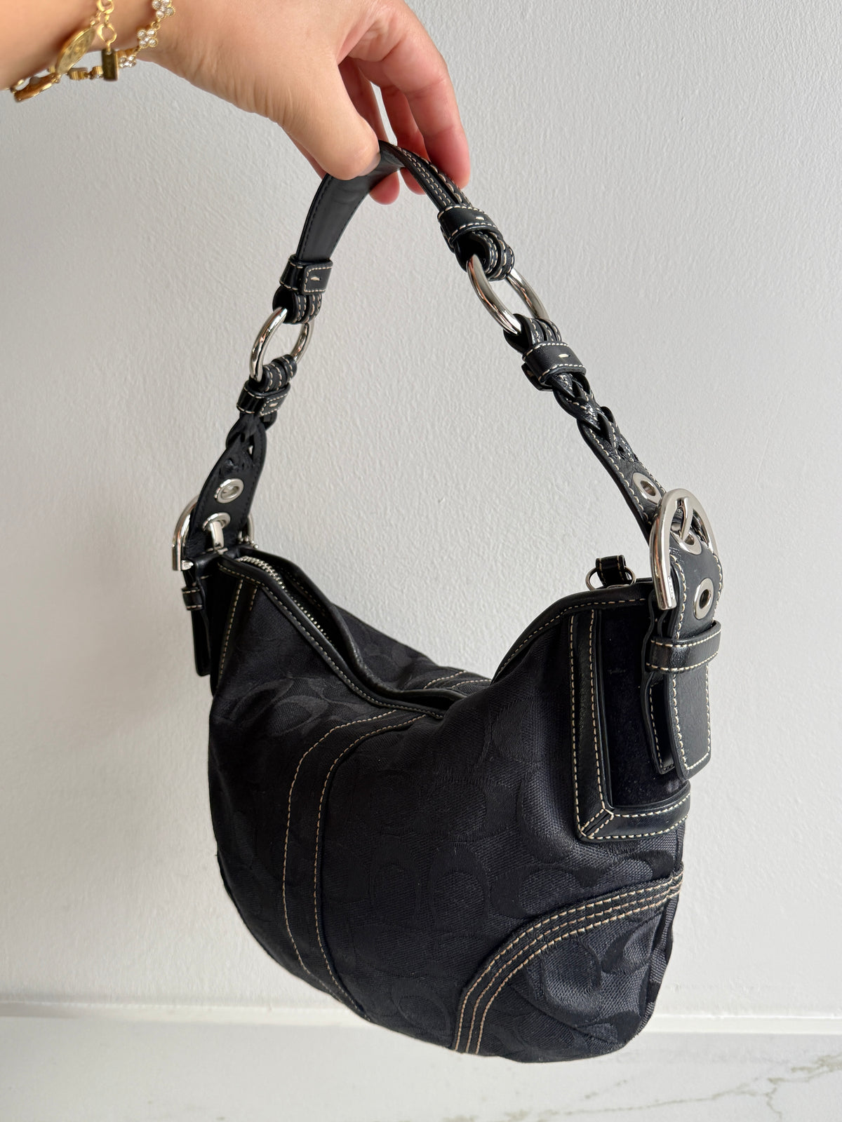 Coach Soho Signature Shoulder Bag, S-M