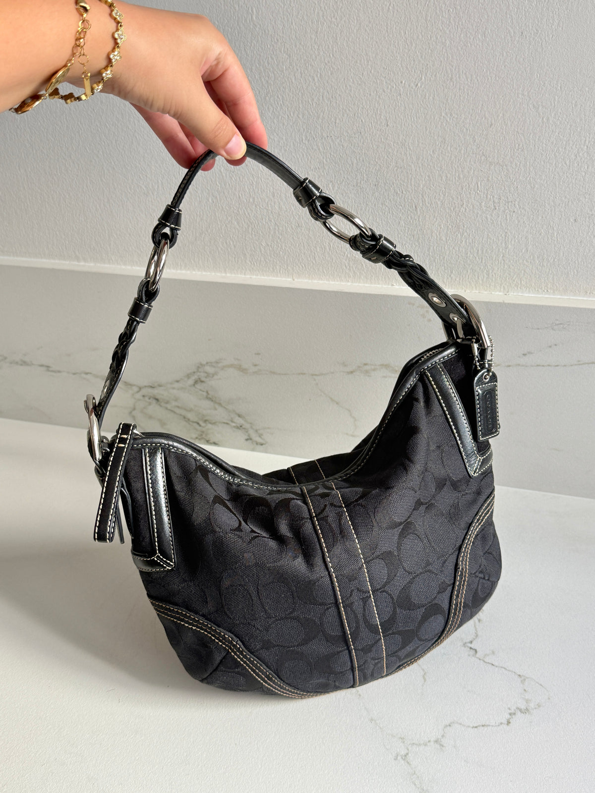 Coach Soho Signature Shoulder Bag, S-M