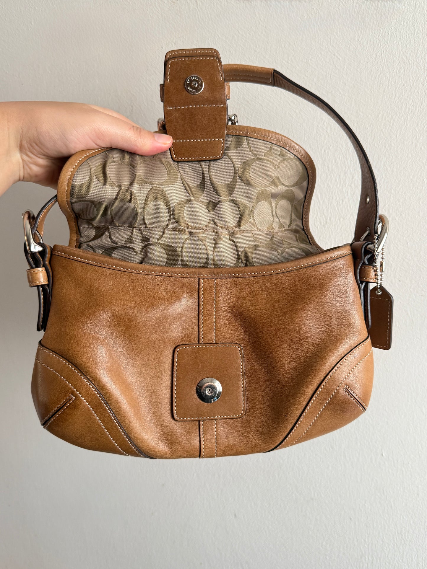 Rare Coach Soho Leather Shoulder Bag