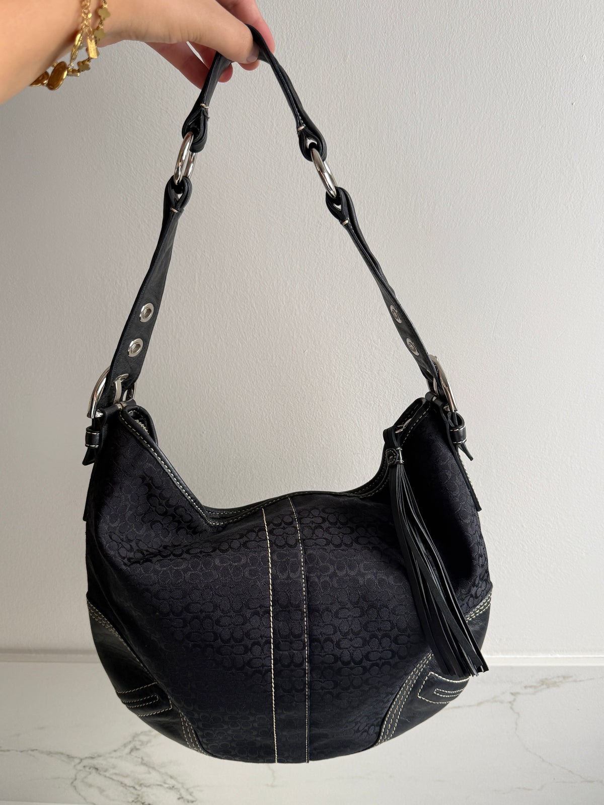 Rare Coach Soho Signature Shoulder Bag, M-L