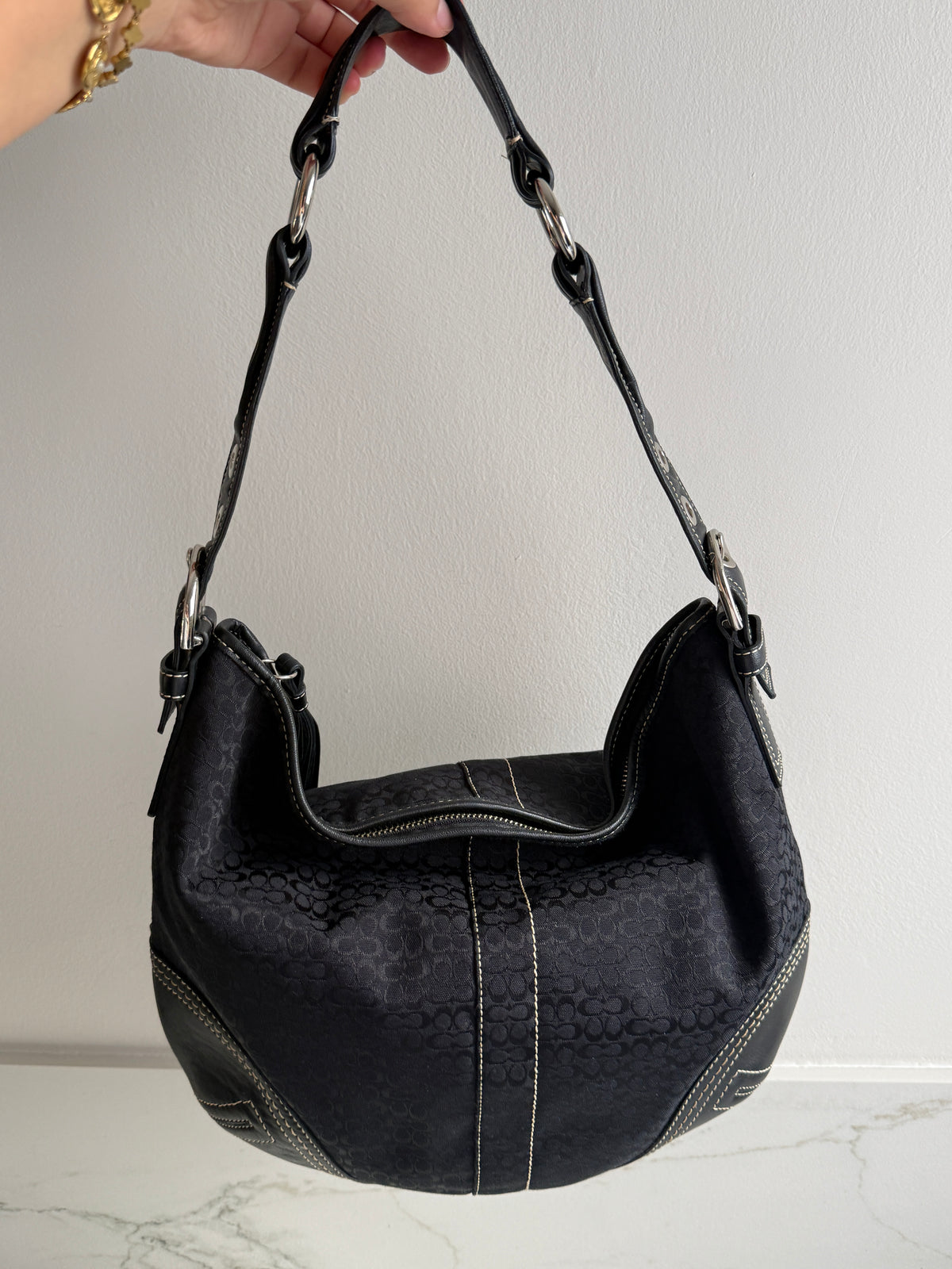 Rare Coach Soho Signature Shoulder Bag, M-L