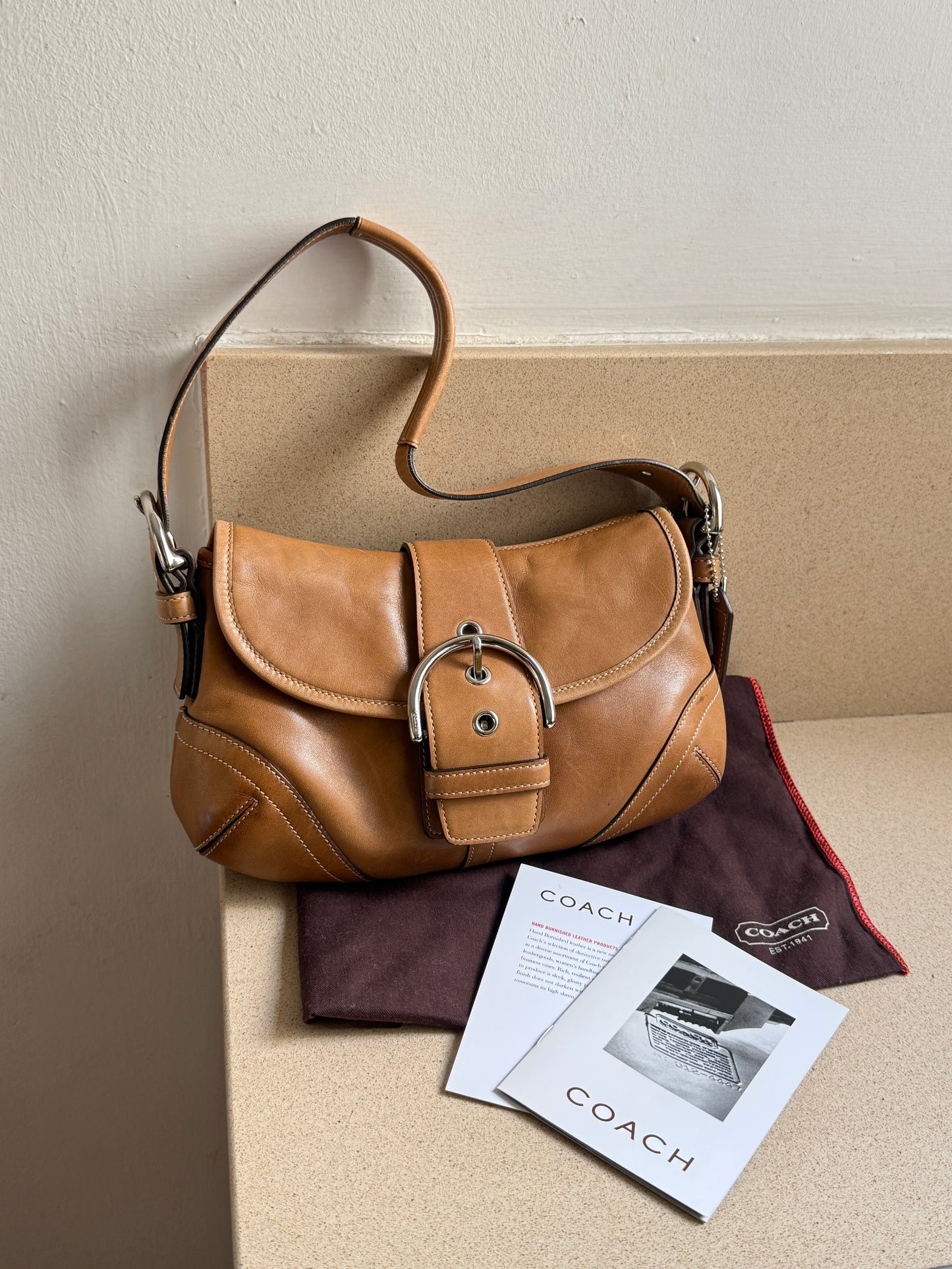 Rare Coach Soho Leather Shoulder Bag