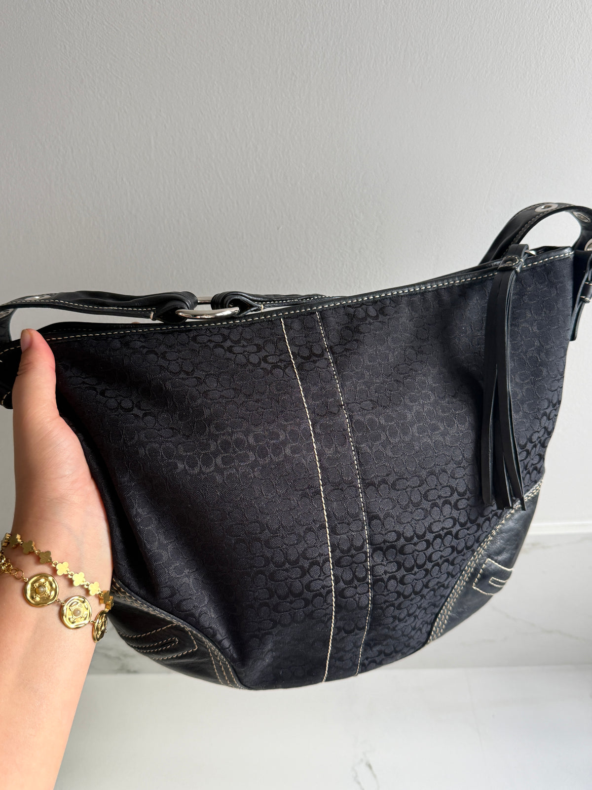 Rare Coach Soho Signature Shoulder Bag, M-L