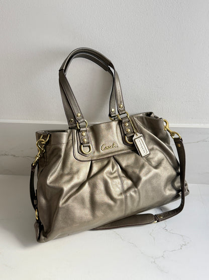 Rare Coach Ashley Leather Carryall Shoulder Bag
