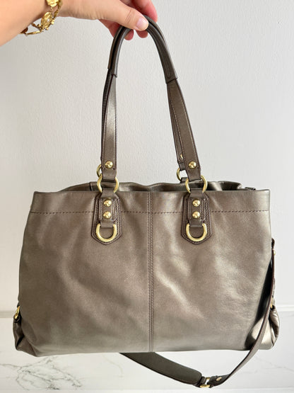 Rare Coach Ashley Leather Carryall Shoulder Bag