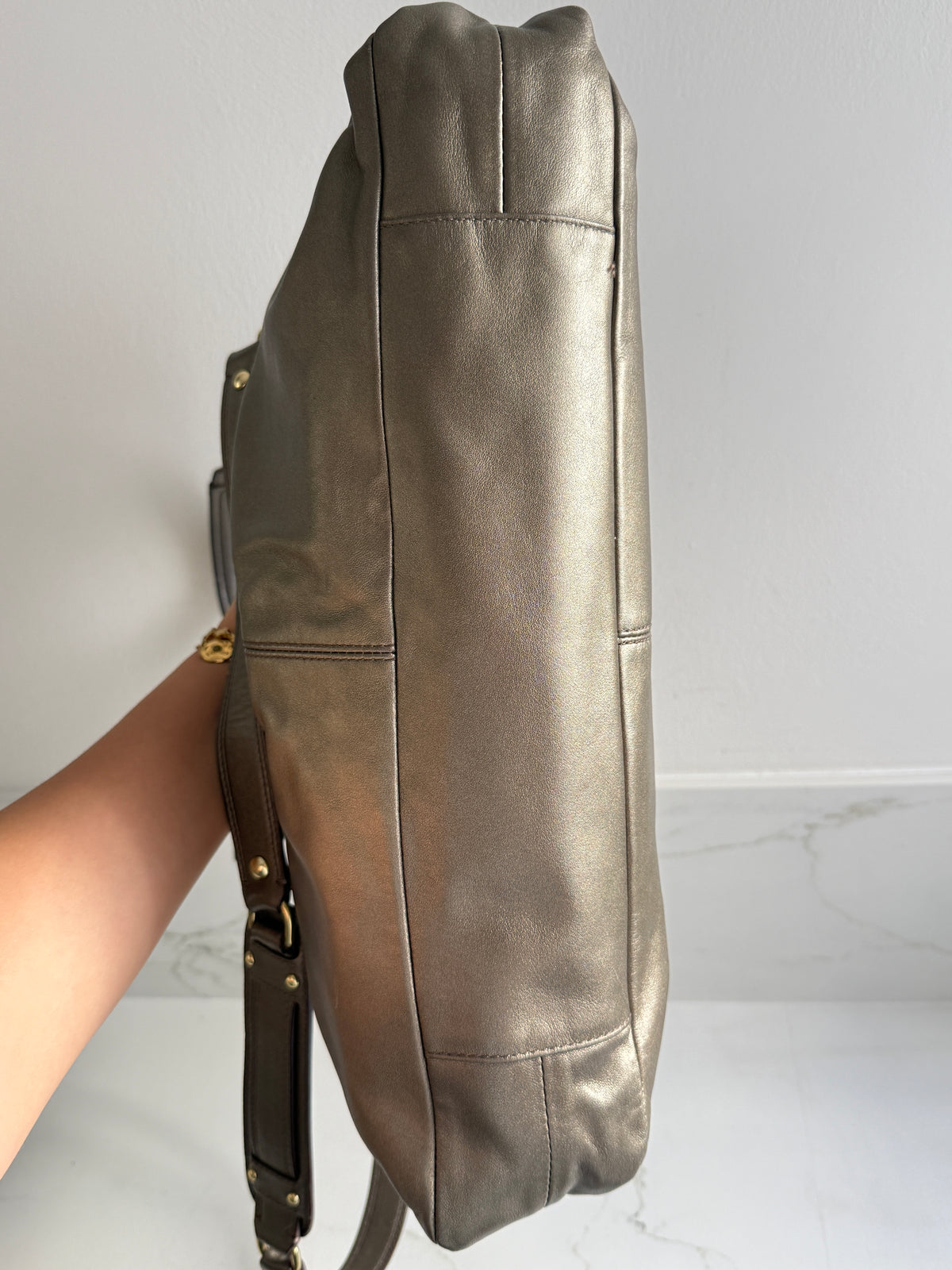 Rare Coach Ashley Leather Carryall Shoulder Bag