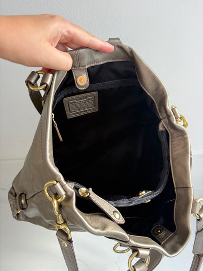 Rare Coach Ashley Leather Carryall Shoulder Bag