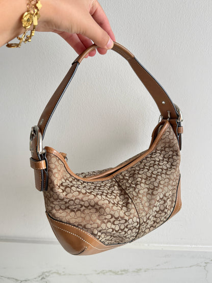 Coach Soho Brown Signature Mini Bag