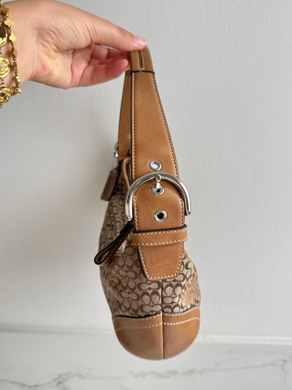 Coach Soho Brown Signature Mini Bag