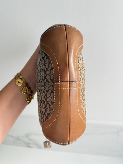 Coach Soho Brown Signature Mini Bag