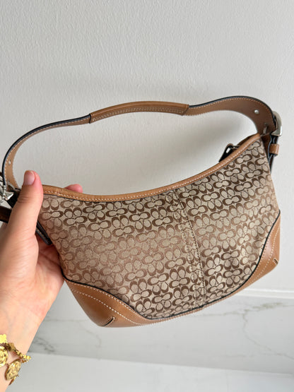 Coach Soho Brown Signature Mini Bag