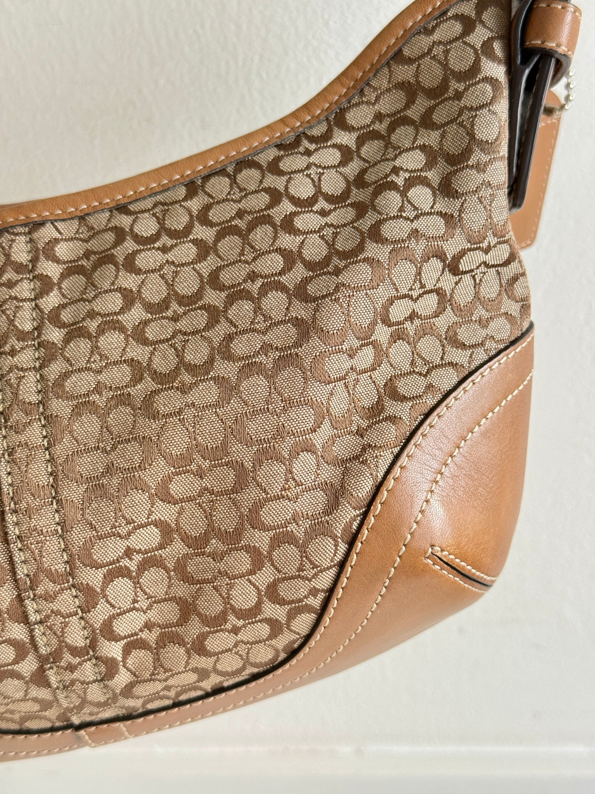 Coach Soho Brown Signature Mini Bag