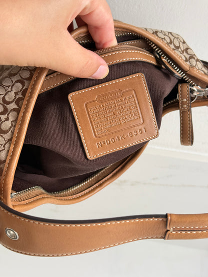 Coach Soho Brown Signature Mini Bag