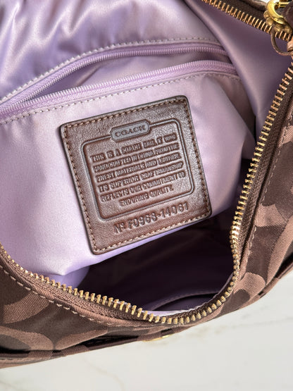 Super Rare Coach Op Art Hobo Shoulder Bag