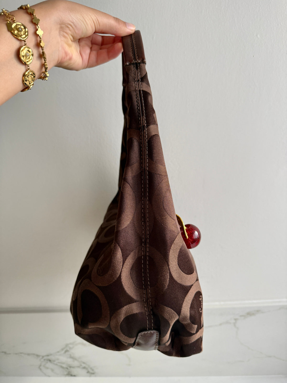Super Rare Coach Op Art Hobo Shoulder Bag