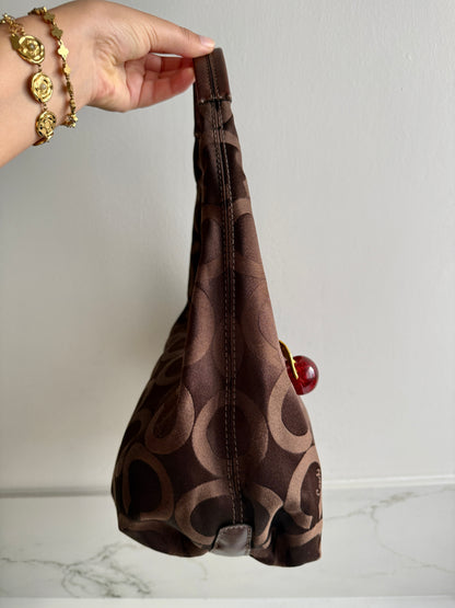 Super Rare Coach Op Art Hobo Shoulder Bag