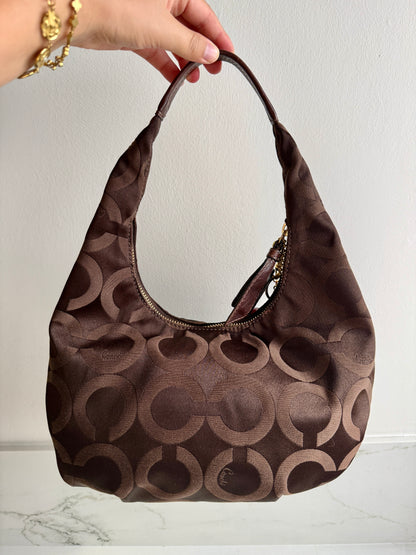 Super Rare Coach Op Art Hobo Shoulder Bag