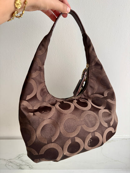Super Rare Coach Op Art Hobo Shoulder Bag