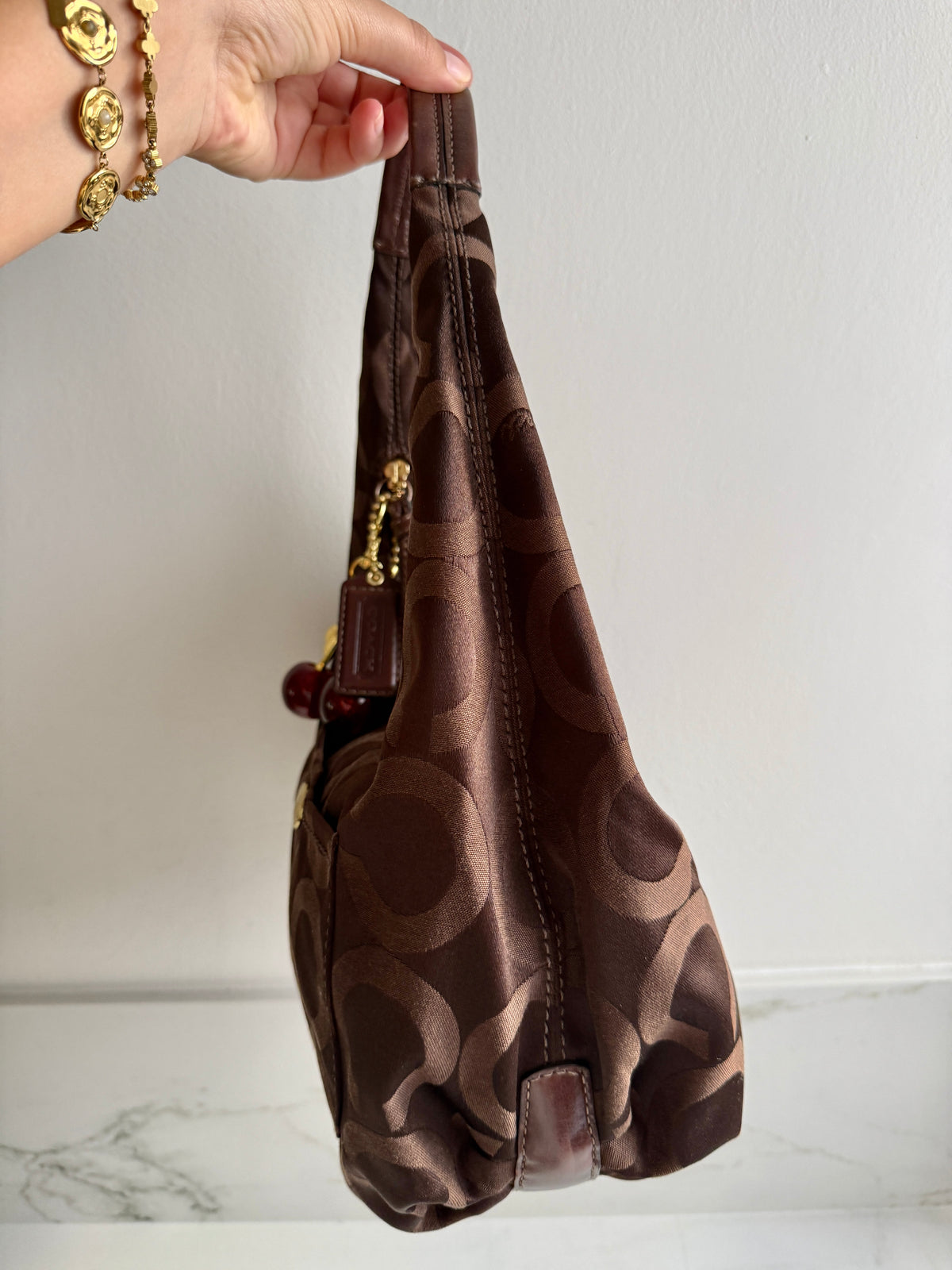 Super Rare Coach Op Art Hobo Shoulder Bag