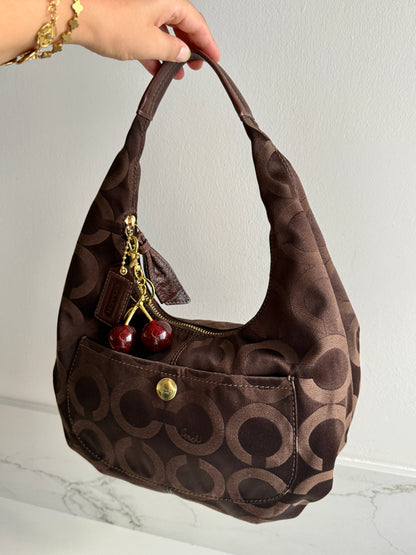 Super Rare Coach Op Art Hobo Shoulder Bag