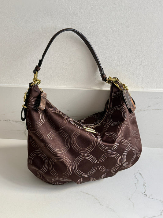 Coach Madison Op Art Signature Shoulder Bag