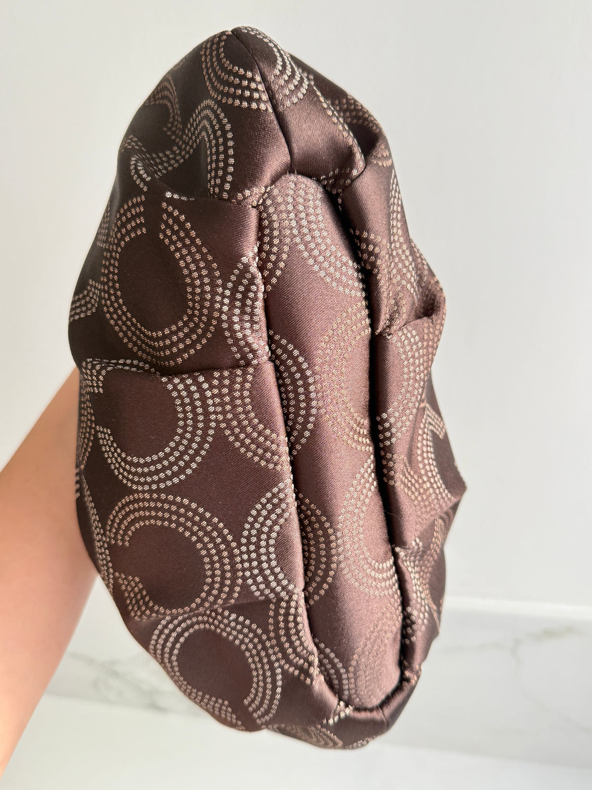Rare Coach Madison Op Art Signature Shoulder Bag