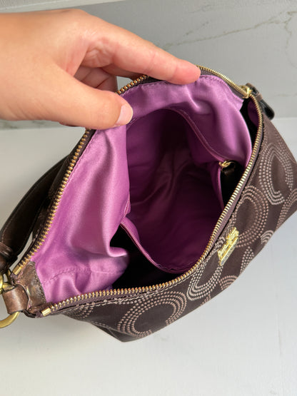 Rare Coach Madison Op Art Signature Shoulder Bag