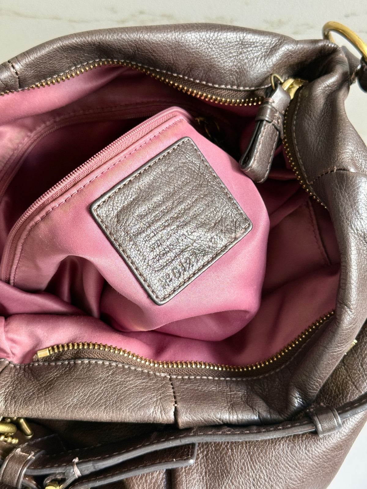 Coach Madison Isabelle Leather Shoulder Bag