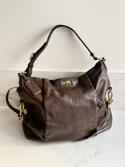Coach Madison Isabelle Leather Shoulder Bag
