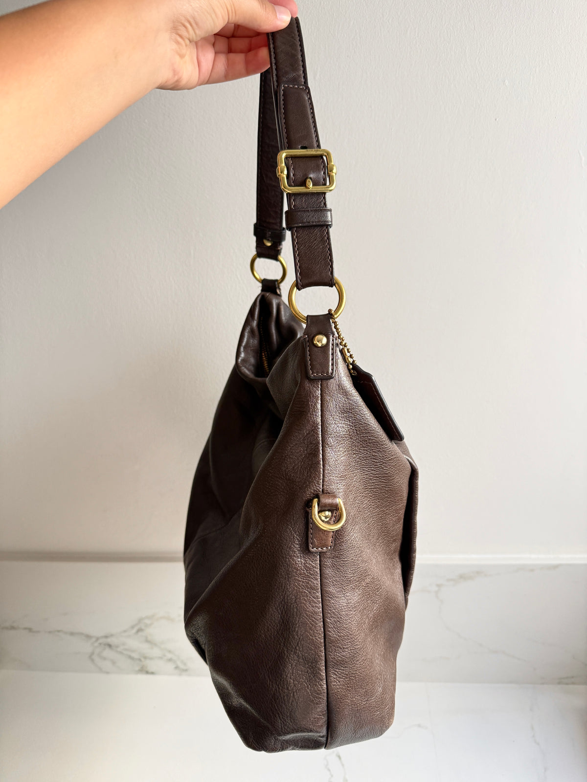 Coach Madison Isabelle Leather Shoulder Bag
