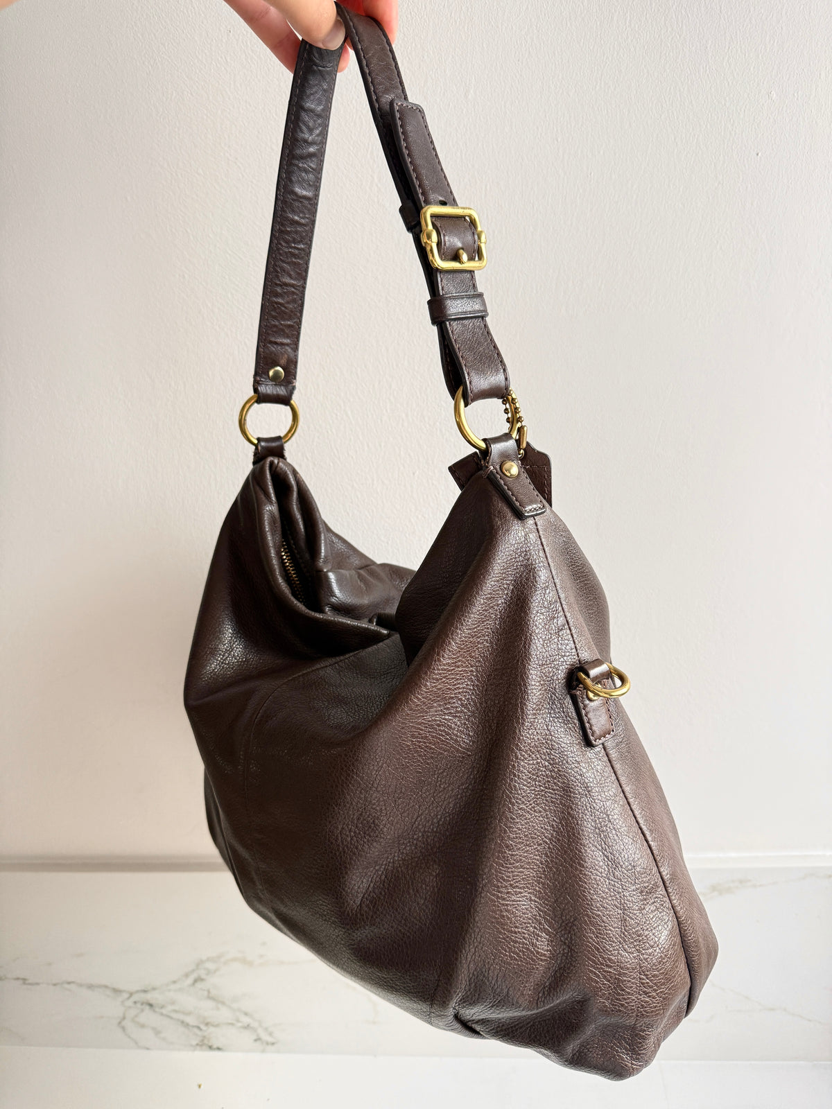 Coach Madison Isabelle Leather Shoulder Bag