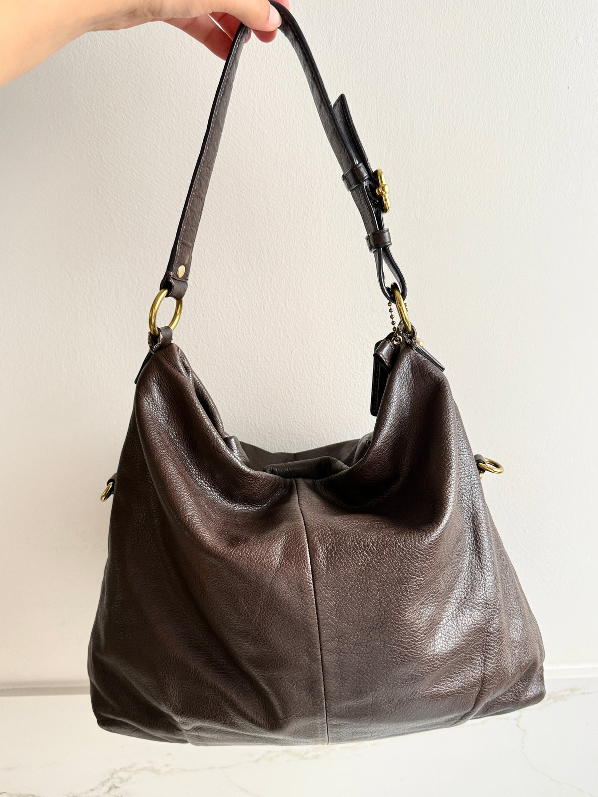 Coach Madison Isabelle Leather Shoulder Bag