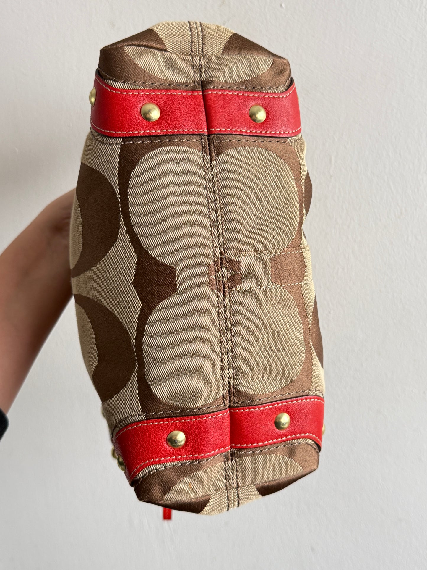 Super Rare Coach Carly Signature Shoulder Bag