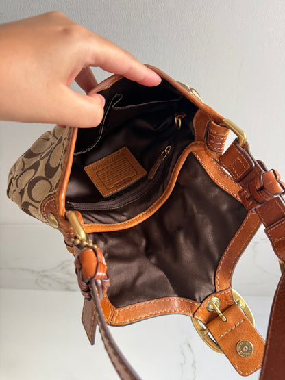 Coach Bleecker Signature Shoulder Bag
