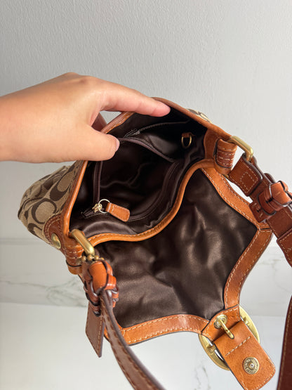 Coach Bleecker Signature Shoulder Bag