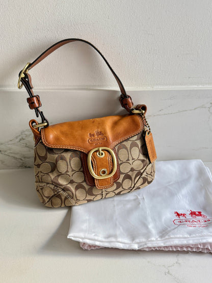 Coach Bleecker Signature Shoulder Bag