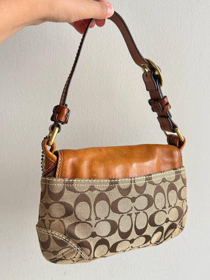 Coach Bleecker Signature Shoulder Bag